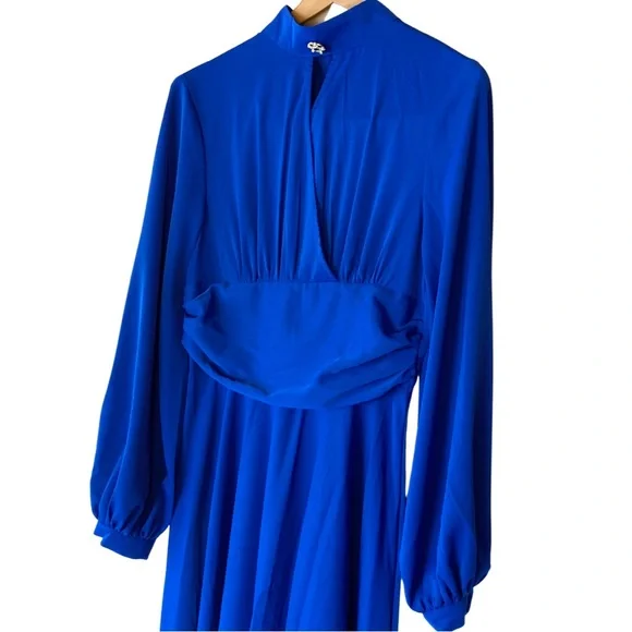 long sleeve flowy plus size dress Vittoria main image 1
